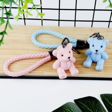 Yaihsuy Bear Resin Keychain for Women and Girls