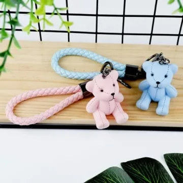 Yaihsuy Bear Resin Keychain for Women and Girls