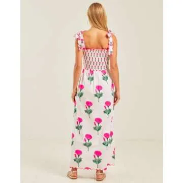 SOOKABEILA Y2k Boho Maxi Dress for Stylish Summer Wear