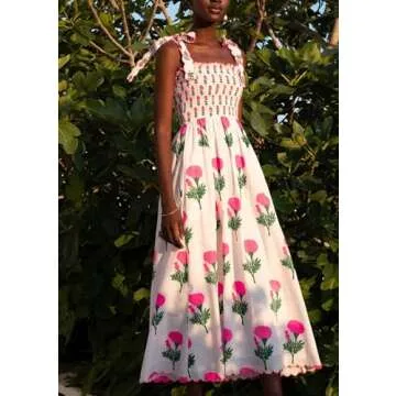 SOOKABEILA Y2k Boho Maxi Dress for Stylish Summer Wear