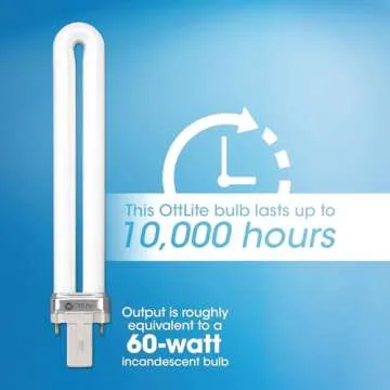 OttLite Folding Task Lamp – Compact, Portable, Energy Efficient