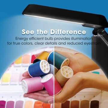 OttLite Folding Task Lamp – Compact, Portable, Energy Efficient