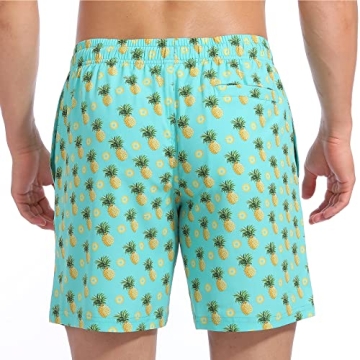 Biwisy Quick Dry Swim Shorts with Mesh Lining