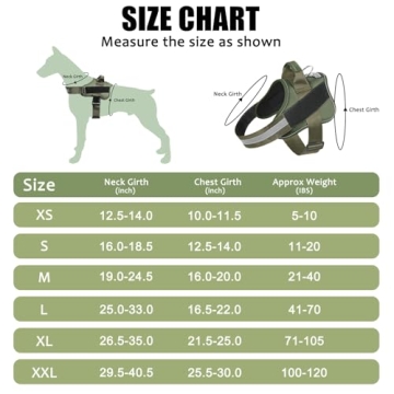 Bolux Dog Harness No-Pull Reflective Vest for Medium Dogs