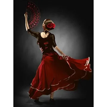 DRESHOW Rose Flower Hair Clip & Earrings Set