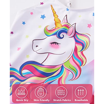 Toddler Unicorn One Piece Swimsuit (5T)