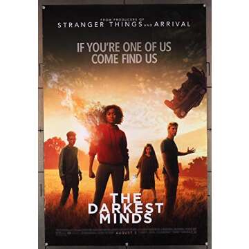 The Darkest Minds (2018) Original One Sheet Poster (27x41) Rolled Fine to Very Fine BRADLEY WHITFORD...