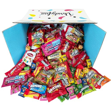 Halloween Bulk Assorted Fruit Candy - Starburst, Skittles, Gummy Life Savers, Air Heads, Jolly Ranch...