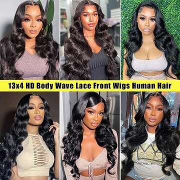 Buy UYGLJK Body Wave Lace Front Wigs for Stylish Elegance