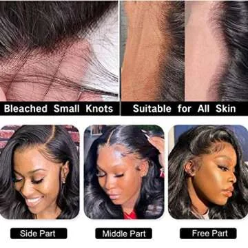 Buy UYGLJK Body Wave Lace Front Wigs for Stylish Elegance