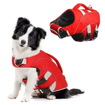 Durable Ripstop Dog Life Jacket for Safe Summer Fun