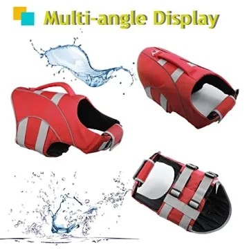 Durable Ripstop Dog Life Jacket for Safe Summer Fun