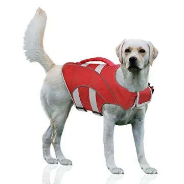 Durable Ripstop Dog Life Jacket for Safe Summer Fun