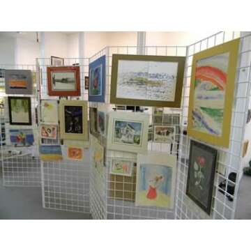 Sturdy Retail Display Grid Panels - 2 Pack of 2'x6' Grids