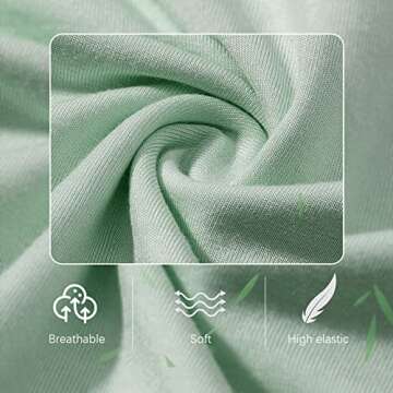 Jimonda Baby Bodysuits Rayon from Bamboo Short Sleeve Baby Boys Girls Rompers Soft Outfits Newborn Clothes (Slate&Sage,6-9 Months)