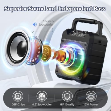 Famiresang Karaoke Machine - Portable Bluetooth Speaker