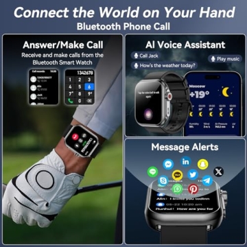 Smart Watch with 100+ Fitness Modes and 100-day Battery