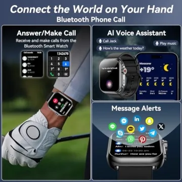 Smart Watch with 100+ Fitness Modes and 100-day Battery