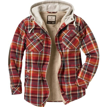 Legendary Whitetails Flannel Shirt Jacket for Men - Cozy Comfort