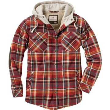 Legendary Whitetails Flannel Shirt Jacket for Men - Cozy Comfort