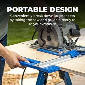 Kreg KMA2685 Rip-Cut Circular Saw Guide - Track Guide & Guide Rail - Cutting Tool - Saw Guide for Circular Saw