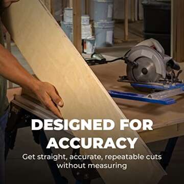 Kreg KMA2685 Rip-Cut Circular Saw Guide - Track Guide & Guide Rail - Cutting Tool - Saw Guide for Circular Saw