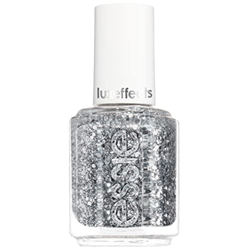 essie Salon-Quality Vegan Silver Glitter Nail Polish