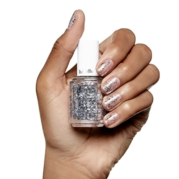 essie Salon-Quality Vegan Silver Glitter Nail Polish
