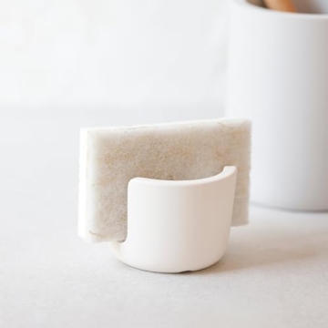 Selegna Diatomaceous Earth Sponge Holder for Kitchen Elegance