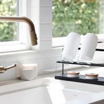 Selegna Diatomaceous Earth Sponge Holder for Kitchen Elegance