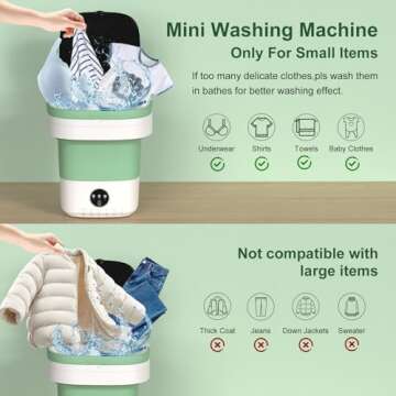 Compact Portable Washing Machine for Small Spaces