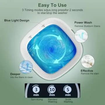 Compact Portable Washing Machine for Small Spaces