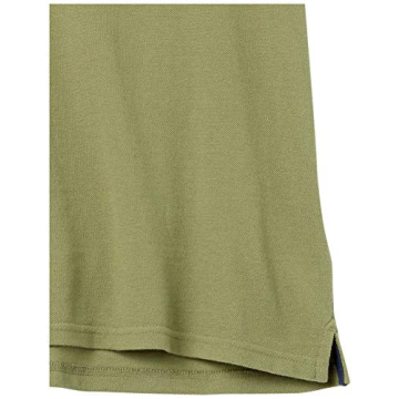 Men's Regular-Fit Cotton Pique Polo Shirt - Light Olive