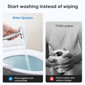 Arofa Handheld Toilet Bidet with Adjustable Spray Control