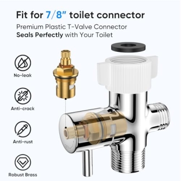 Arofa Handheld Toilet Bidet with Adjustable Spray Control