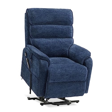 Irene House 9188 Medium Dual Motor Lay Flat Recliner Lift Chair Recliners Infinite Position with Hea...