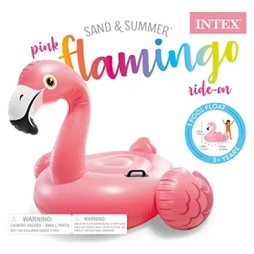 INTEK Pink Flamingo Inflatable Pool Float for Kids