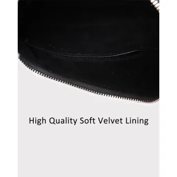 Rejolly Half Moon Bag - Trendy PU Leather Shoulder Purse