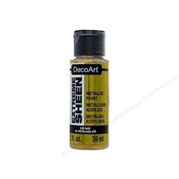 2OZ 24K GLD Metal Paint – Luxurious Shine for Your Art Projects