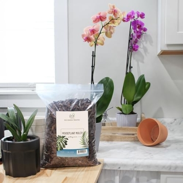 Houseplant Mulch for Indoor Gardening, 2 Quarts of Beauty