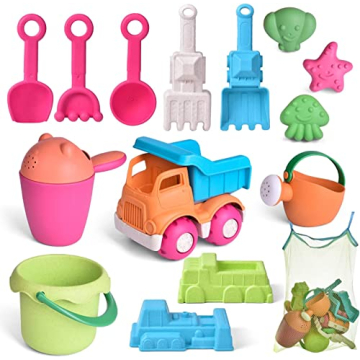 Exciting FUN LITTLE TOYS 14PCS Beach Sand Toys Set for Toddlers: Perfect Summer Fun!