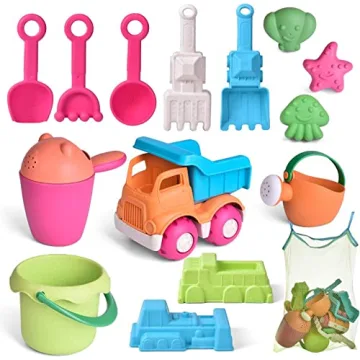 Exciting FUN LITTLE TOYS 14PCS Beach Sand Toys Set for Toddlers: Perfect Summer Fun!
