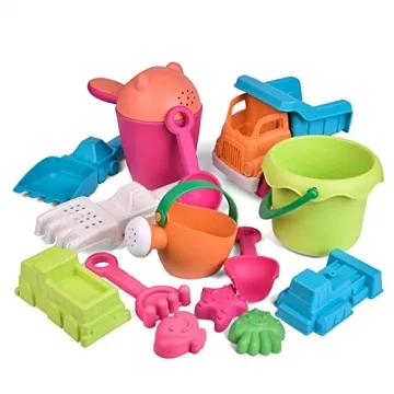 14PCS FUN LITTLE TOYS Beach Sand Toys Set for Kids