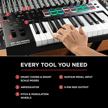 M-Audio Oxygen Pro 25 Black MIDI Keyboard Controller