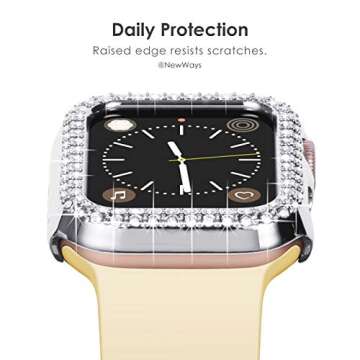 Stylish NewWays Bling Cases for Apple Watch 40mm