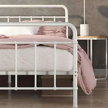 ZINUS Florence Full Metal Bed Frame, No Box Spring Needed
