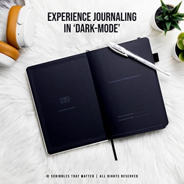 Black Paper Bullet Dotted Journal for Creative Minds | Scribbles That Matter