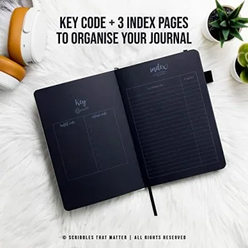 Black Paper Bullet Dotted Journal for Creative Minds | Scribbles That Matter