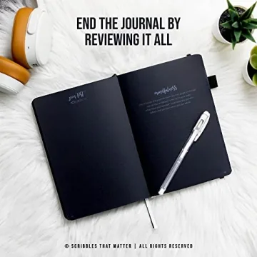 Black Paper Bullet Dotted Journal for Creative Minds | Scribbles That Matter