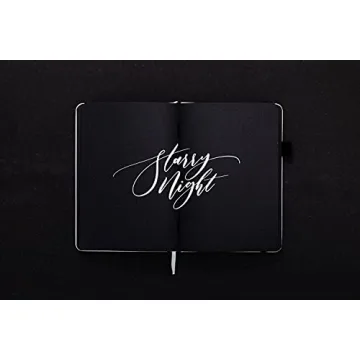 Black Paper Bullet Dotted Journal for Creative Minds | Scribbles That Matter